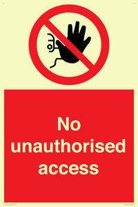 No unauthorised access